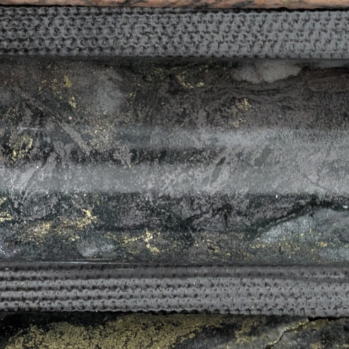 1.62% Cu, 0.087 g/t Au, 5.7 g/t Ag from 201.48 m to 202.55 m