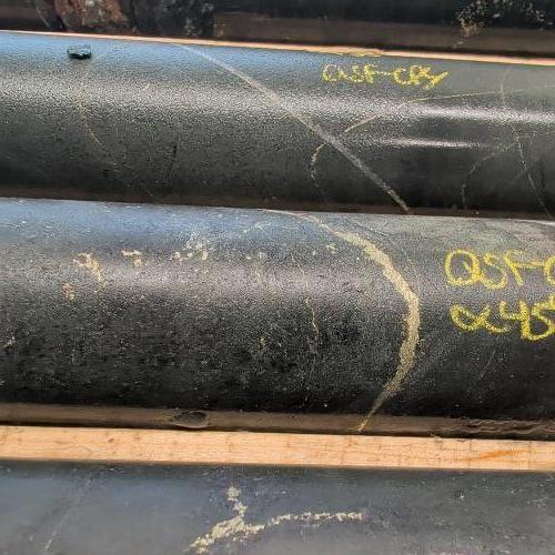 1.60% Cu, 0.391 g/t Au, 13.7 g/t Ag, 175 ppm Mo from 261 m to 262 m