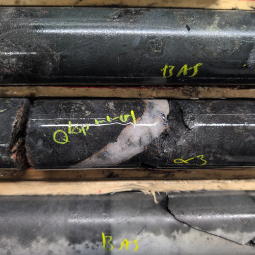 2.63% CuEq, 0.304% Cu, 4360 Mo_ppm, 0.105 g/t Au, 0.6 g/t Ag, from 299m to 300m
