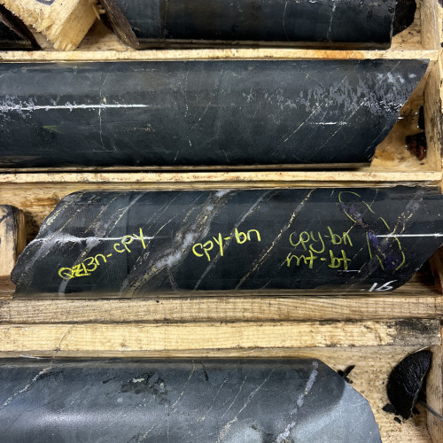 1.54% Cu, 0.362g/t Au, 8.7g/t Ag